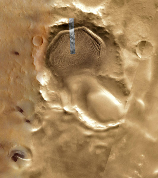 Richardson stop sign crater